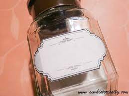 Attach Labels To Glass With Diy