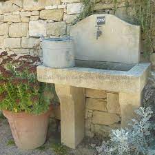 Sink Carved In Natural Stone By The