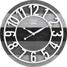 co gray shabby farmhouse planks clock