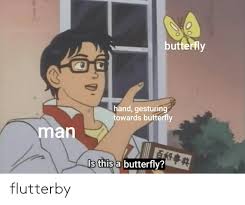 Unique is this a meme the confused anime guy and his butterfly. 25 Best Memes About Is This A Butterfly Is This A Butterfly Memes