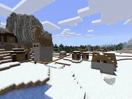 snowy villages and ravines minecraft
