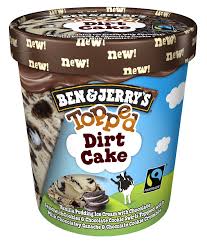 ben jerry s topped dirt cake
