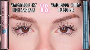 waterproof sky high mascara vs