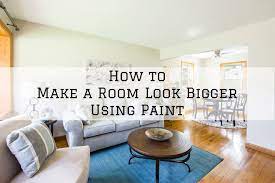 room look bigger using paint