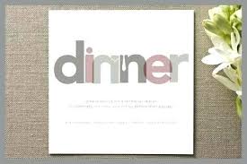 Wordings For Dinner Party Invitations Romantic Date