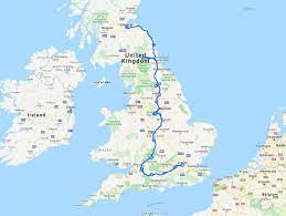 a one week uk itinerary road trip map
