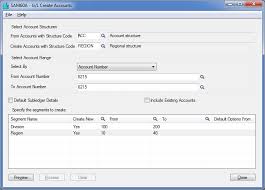 Create Gl Accounts Feature In Sage 300 Erp Sage 300 Erp