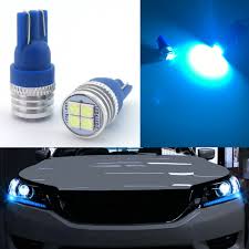 Details About Bright Ice Blue Led Lights Fit For 2013 2015 Honda Accord Headlight Strip Bulbs