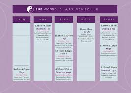 yoga cl schedule for cles in