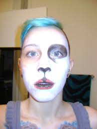 pretty panda halloween makeup how to