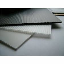 white polypropylene plastic corrugated