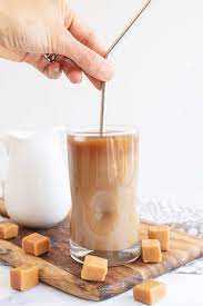homemade keto salted caramel coffee