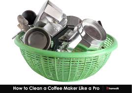 how to clean a coffee maker like a pro