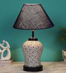 Blue Shade Table Lamp With Shade