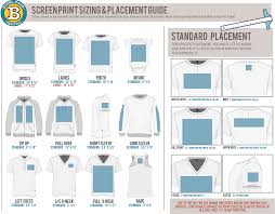 Screen Printing Placement Chart Www Bedowntowndaytona Com