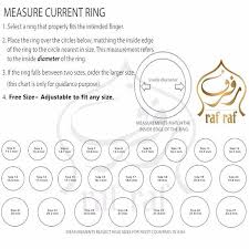 Size Chart Rings Rafraf Com Pk