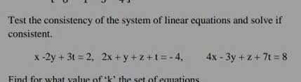 Linear Equations And Solve