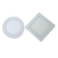 Us 8 59 39 Off Surface Mounted Led Panel Light 6w 12w 18w Round Square Led Ceiling Lights Led Downlight Ac85 265v Smd2835 Ceiling Lamp In Led Panel