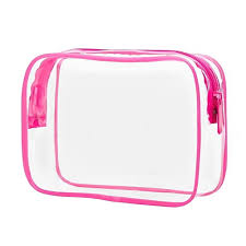 destyer travel pvc cosmetic bags clear