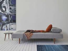 Armless Double Sofabed With Timber