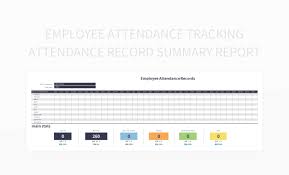 employee attendance tracking attendance