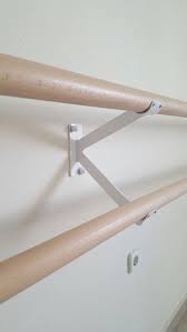 double brackets for wall mounted ballet