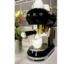 9 3/4 x 10 x 14 1/4 high. Buy Smeg Ecf01bluk Coffee Machine Black Free Delivery Currys