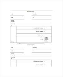 Rent Receipt Template 11 Free Word Pdf Documents