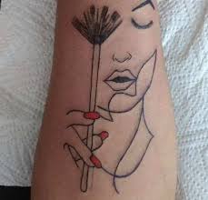 small tattoo for makeup artist