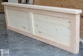 This step by step diy article is about platform storage bed plans. King X Barn Door Farmhouse Bed Plans Her Tool Belt