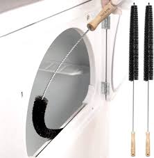 I have had the same kit for a few years now and it still works great. Amazon Com Holikme 2 Pack Dryer Vent Cleaner Kit Dryer Lint Brush Vent Trap Cleaner Long Flexible Refrigerator Coil Brush Kitchen Dining