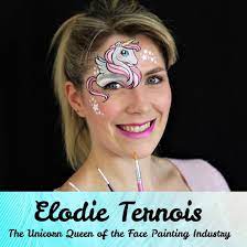 unicorn queen of the face painting industry