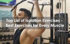top list of isolation exercises