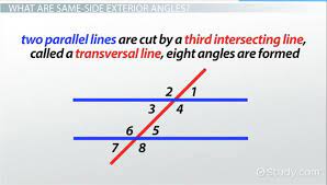 same side exterior angles definition