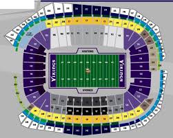 Vikings Seating Chart Us Bank Best Picture Of Chart