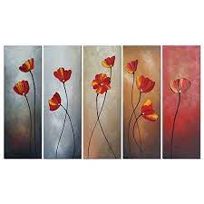 Fl Oil Paintings On Canvas Wall Art