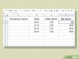 calculate the daily return of a stock
