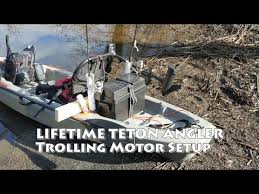 lifetime teton angler kayak motor mount