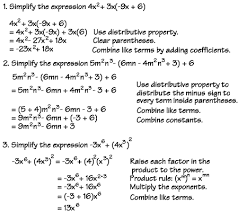 algebra basics simplifying examples