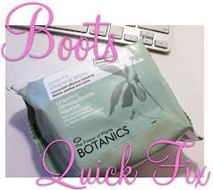 boots quick fix cleansing wipes