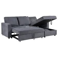 Jytte 225cm 3 Seater Sofa Bed With