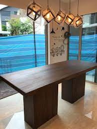 solid wood dining table singapore