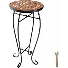 Balcony Table With Mosaic Pattern