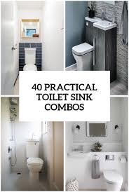 40 stylish toilet sink combos for small