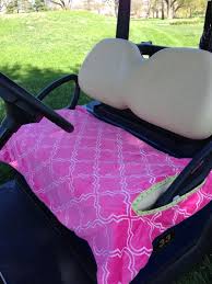 Pink Moroccan Terry Cloth Golf Cart