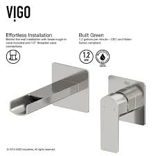 Vigo Atticus Wall Mount Bathroom Faucet