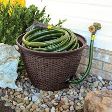 Woven Garden Hose Pot Durable