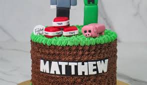 minecraft avatar cake