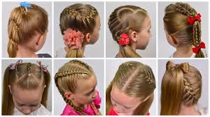 Pull out the braid sections a little, and secure the ends. 8 Braided Back To School Heatless Hairstyles Little Girls Hairstyles 28 Littlegirlhair Youtube