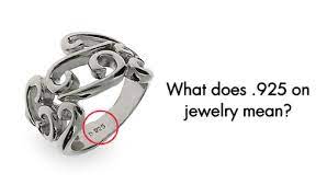 what does 925 on jewelry mean